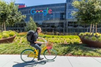 Stock Photo of Google Headquarters in Mountain View
